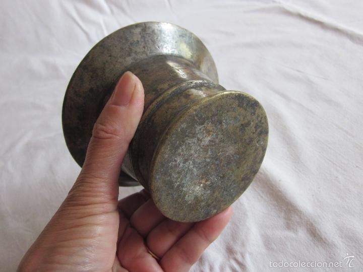 Antig&uuml;edades: Almirez o mortero de bronce - Foto 2