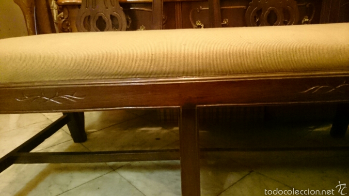 Antig&uuml;edades: Sofa tresillo estilo Ingles - Foto 5
