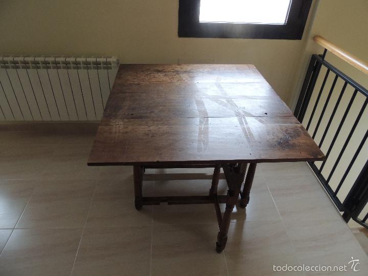 Antig&uuml;edades: MESA TOCINERA RESTAURADA - Foto 19