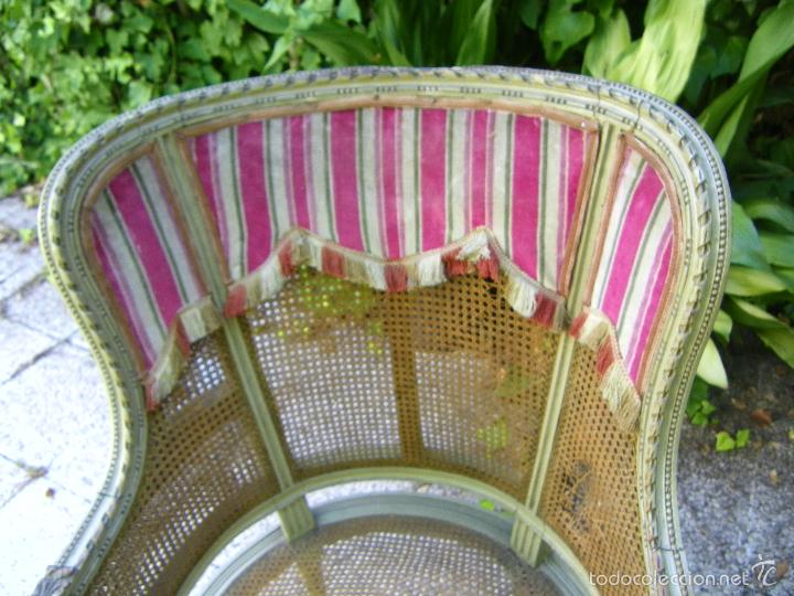 Antig&uuml;edades: IMPORTANTE SILLON SIGLO IXX - Foto 6