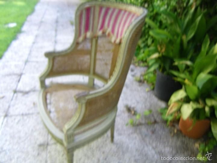 Antig&uuml;edades: IMPORTANTE SILLON SIGLO IXX - Foto 8