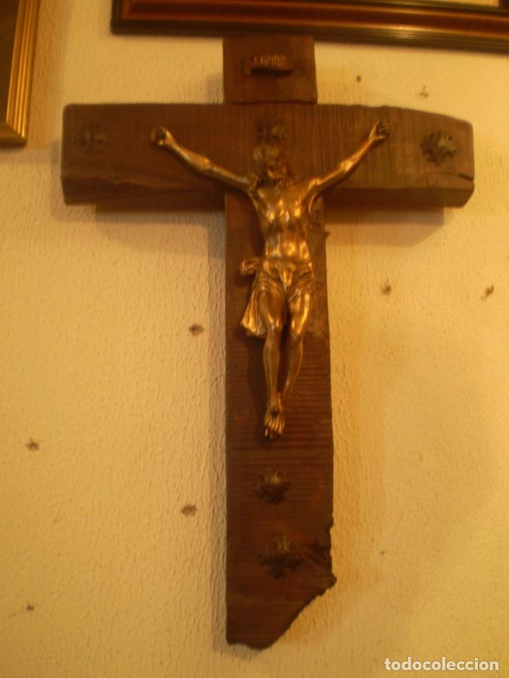 Antig&uuml;edades: CRISTO CON CRUZ S XIX - Foto 1