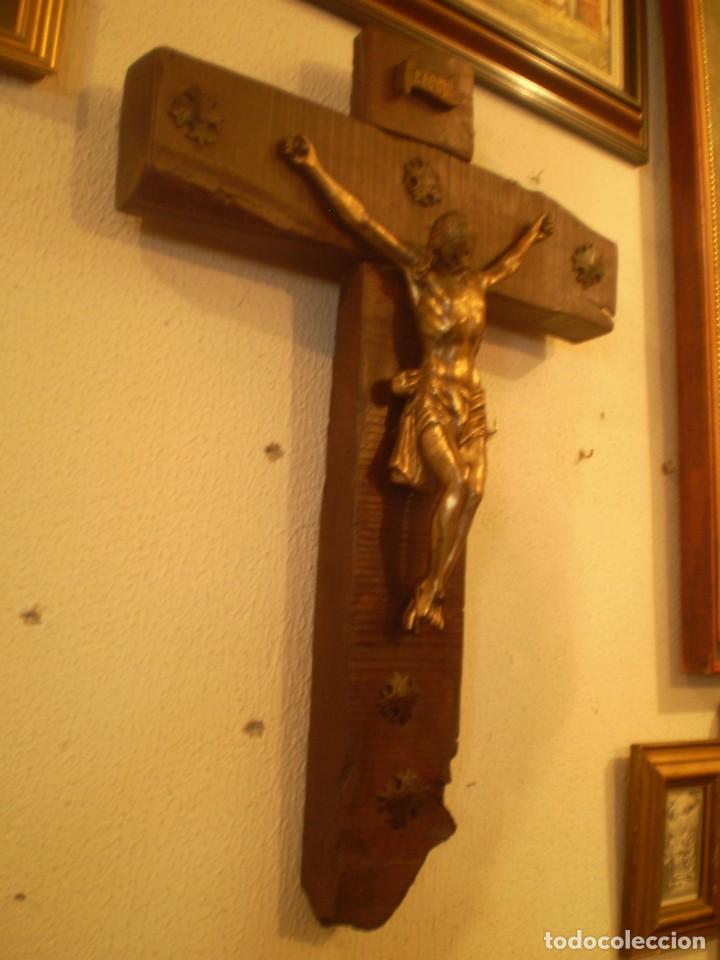 Antig&uuml;edades: CRISTO CON CRUZ S XIX - Foto 2