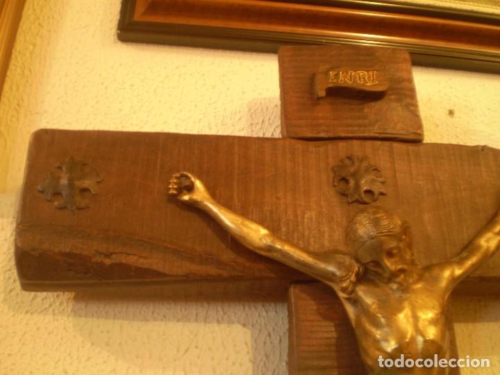 Antig&uuml;edades: CRISTO CON CRUZ S XIX - Foto 4