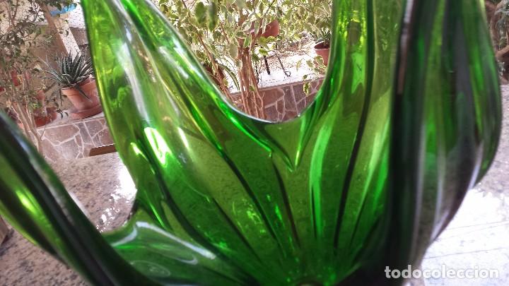 Antig&uuml;edades: ANTIGUO CENTRO DE MESA DE CRISTAL MURANO - Foto 3