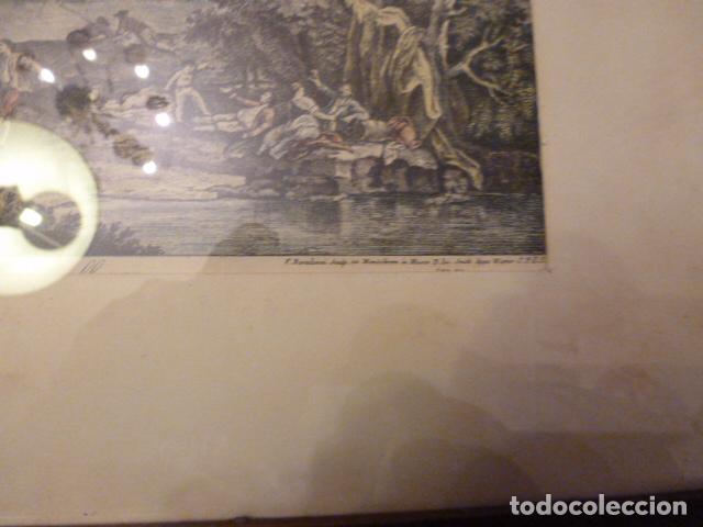 Antig&uuml;edades: MARCO DE MADERA CON GRABADO - Foto 6