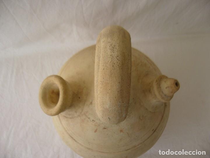 Antig&uuml;edades: BOTIJO BARRO BLANCO - ALICANTE - Foto 4