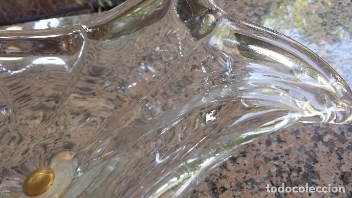 Antig&uuml;edades: antiguo centro de mesa de cristal - Foto 5