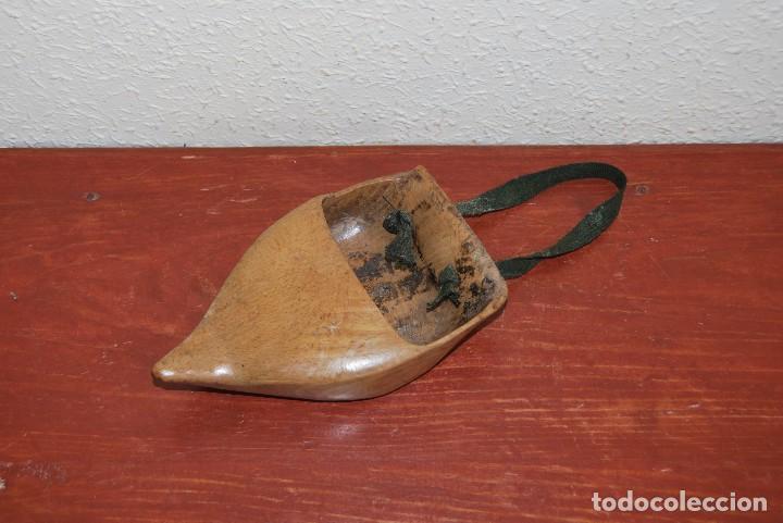 Antig&uuml;edades: ZOQUETA DE MADERA - ESCLOPET - SIEGA - Foto 1