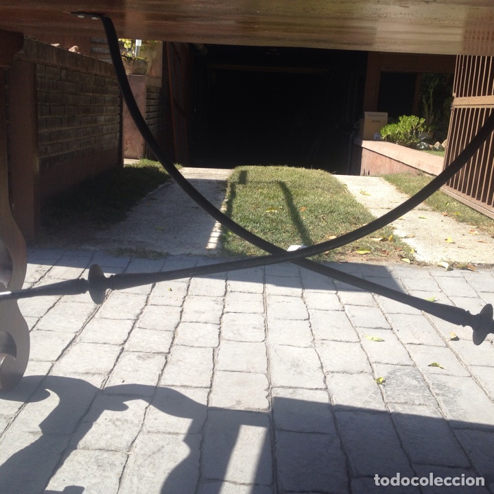 Antig&uuml;edades: Mesa de caoba 167x67x79 - Foto 2