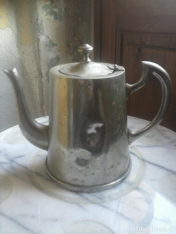 Antig&uuml;edades: CAFETERA/TETERA-MODERNISTA-PLATA. - Foto 1