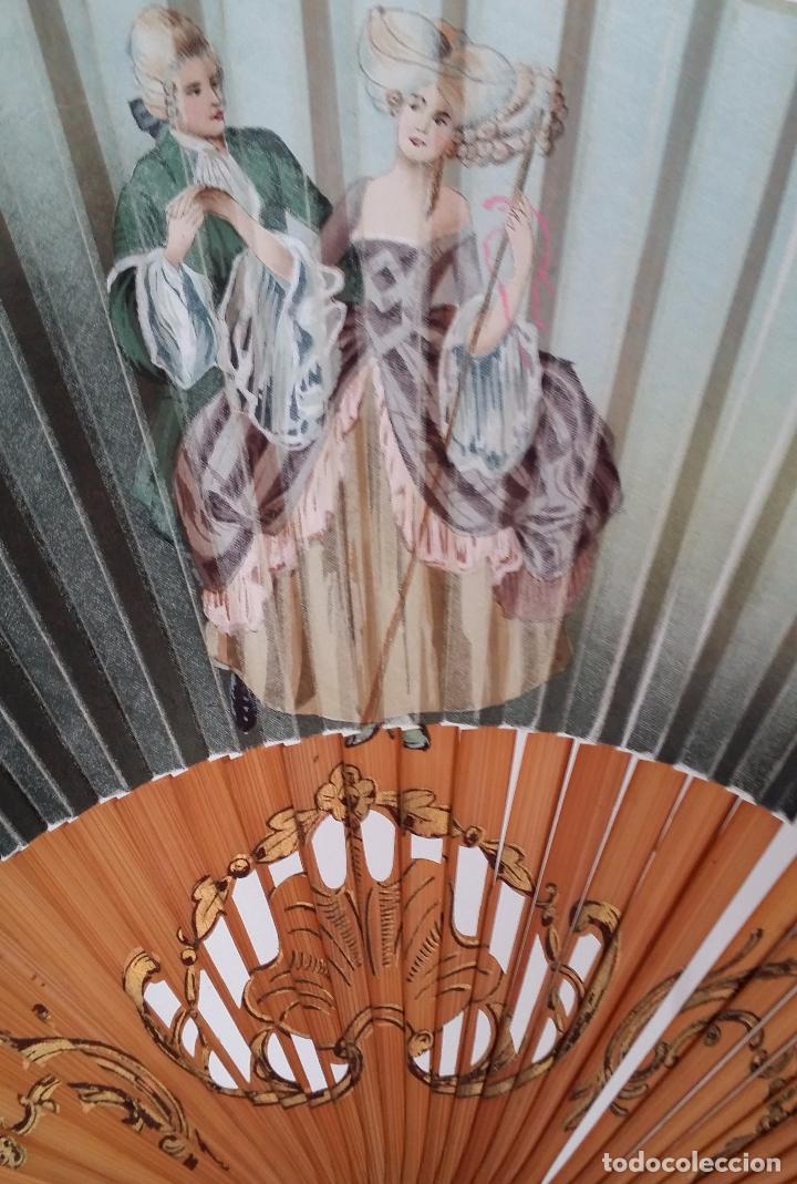 Antig&uuml;edades: Antiguo abanico pintado a mano - Foto 8