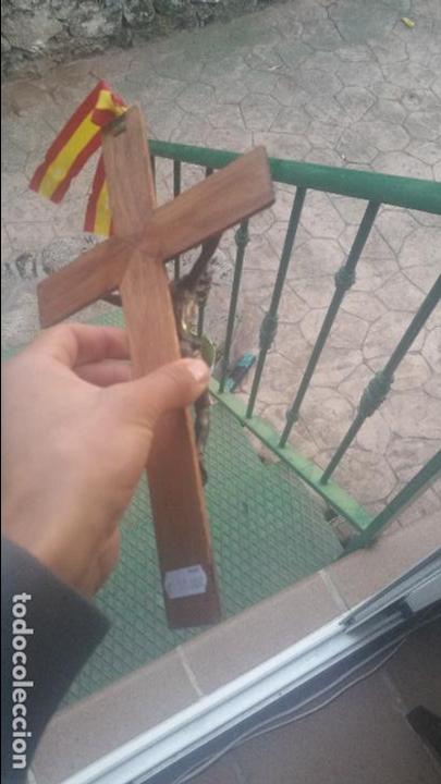 Antig&uuml;edades: ANTIGUO CRUCIFIJO DE N&Aacute;CAR - Foto 5