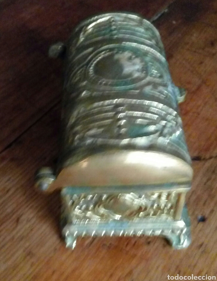 Antig&uuml;edades: Caja joyero bronce - Foto 6