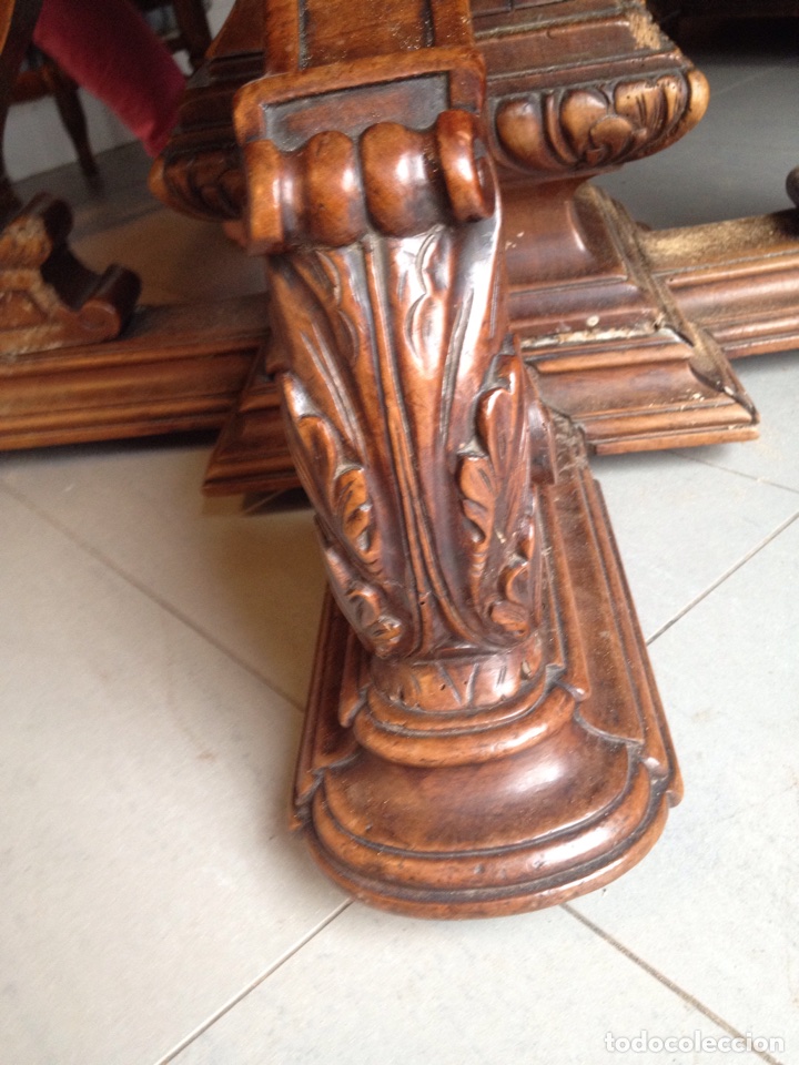 Antig&uuml;edades: Mesa comedor sXIX ovalada - Foto 5