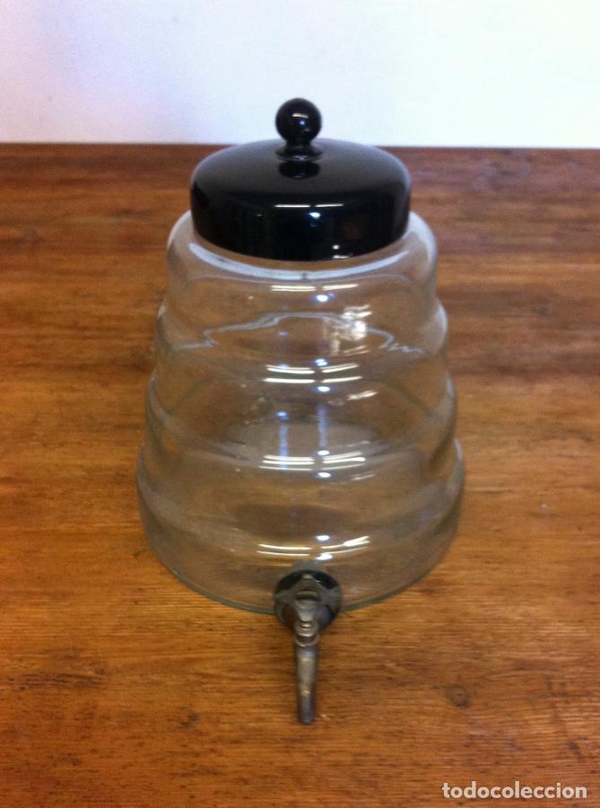 Antiques: Frasco de Cristal con Grifo, Tarro, Bote Frasca