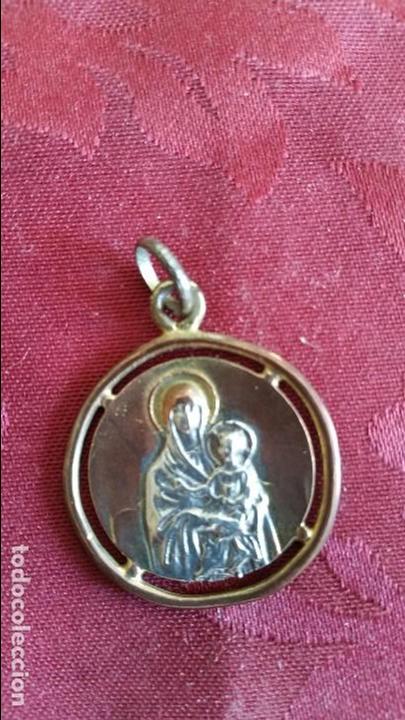 Antig&uuml;edades: ANTIGUA MEDALLA IBVM VIRGEN - Foto 1