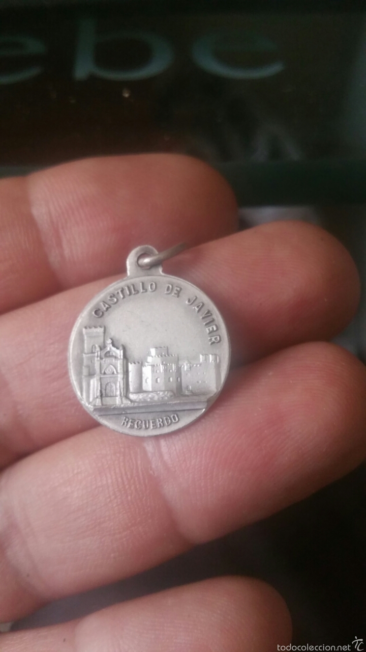 Antig&uuml;edades: Medalla de San Francisco Javier Castillo de Javier - Foto 2