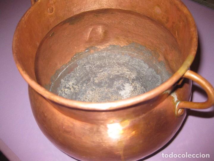 Antig&uuml;edades: olla de cobre - Foto 1