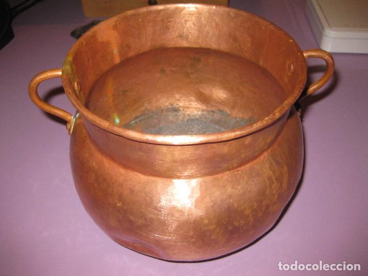 Antig&uuml;edades: olla de cobre - Foto 2