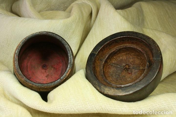 Antig&uuml;edades: Caja para maquillaje. Polvera. S.XIX. - Foto 2