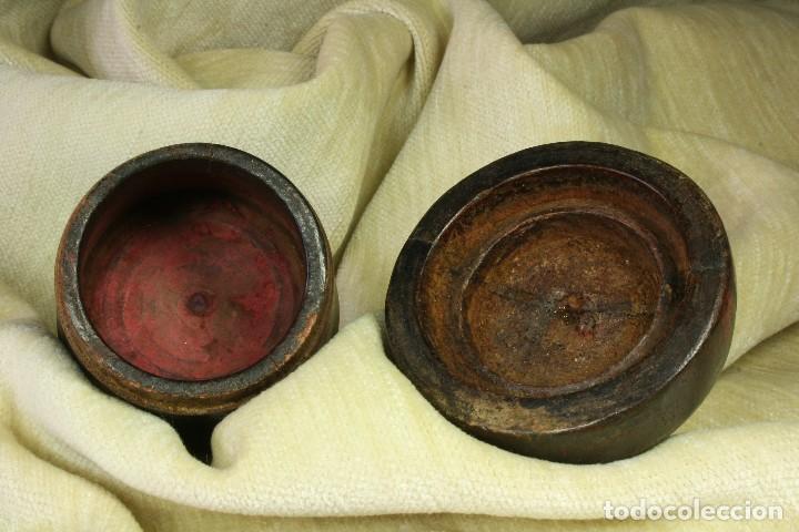 Antig&uuml;edades: Caja para maquillaje. Polvera. S.XIX. - Foto 3