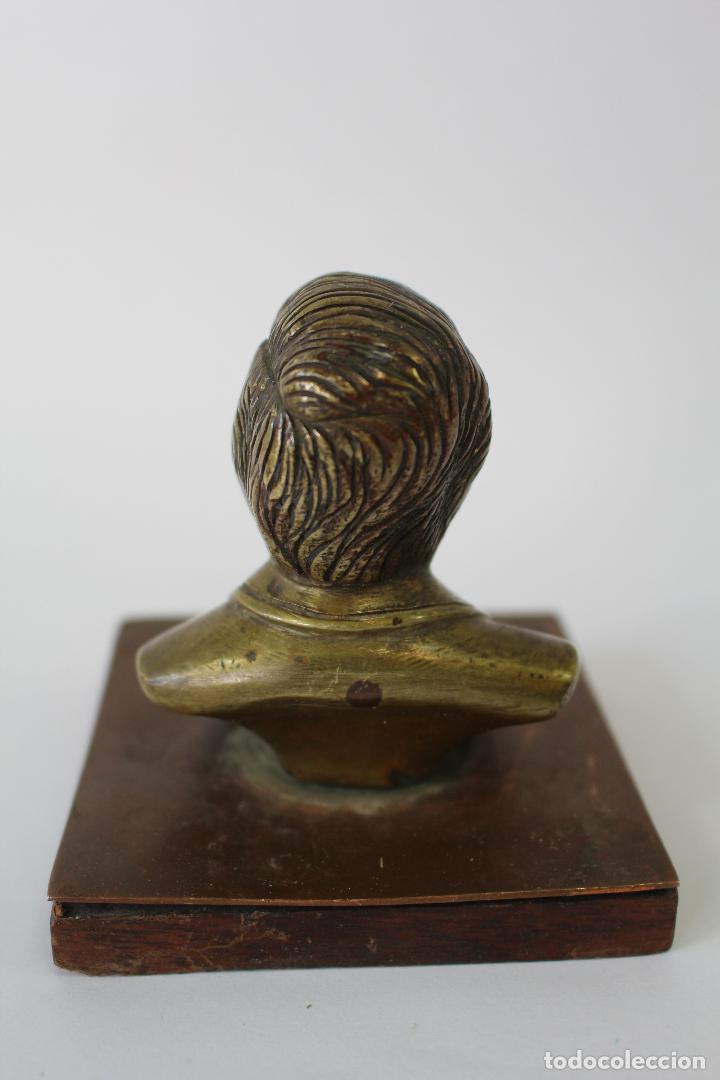 Antig&uuml;edades: figura busto de wagner en bronce - Foto 3