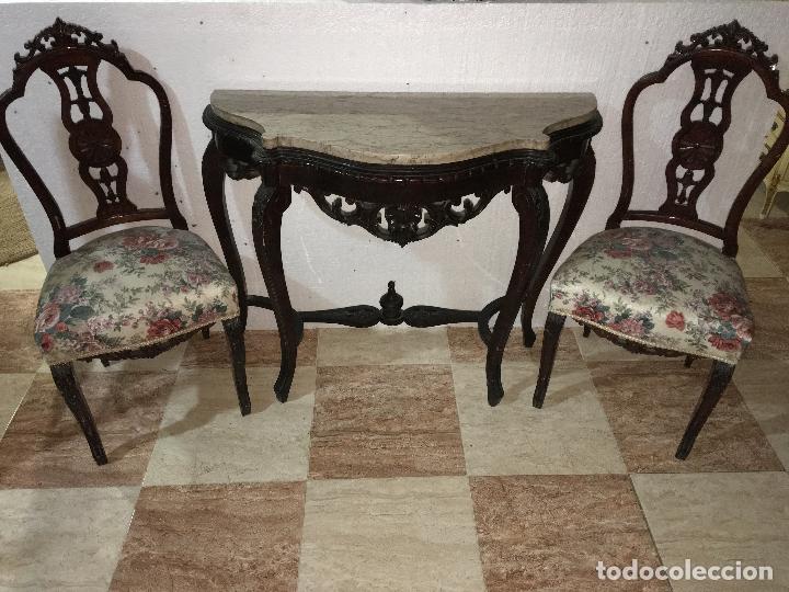 Antig&uuml;edades: CONSOLA ISABELINA - Foto 2