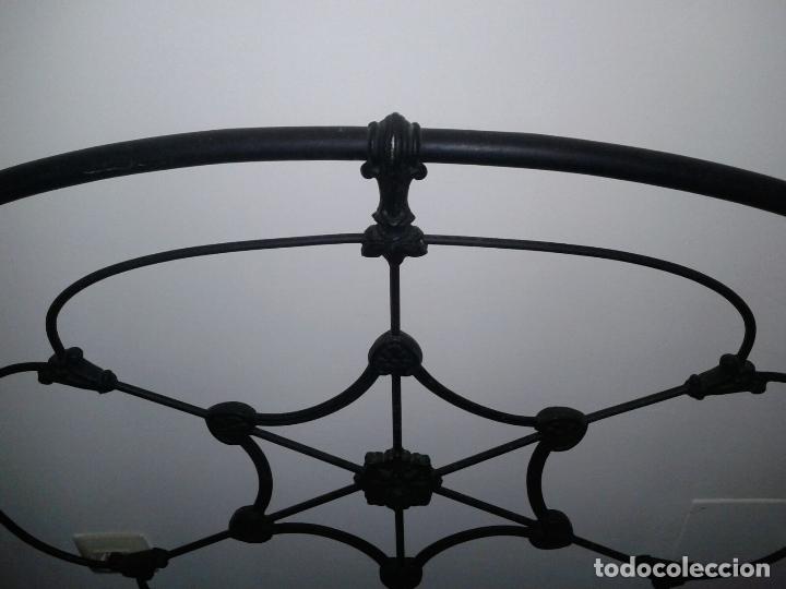 Antig&uuml;edades: cabezal cama de hierro - Foto 3