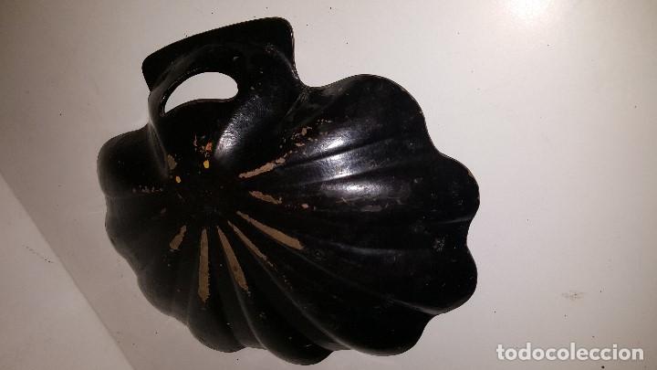Antig&uuml;edades: CENTRO MESA MADERA FLORES - Foto 4