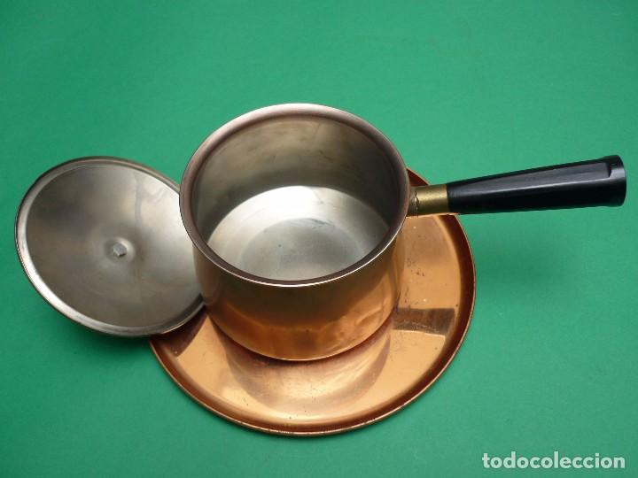 Antig&uuml;edades: Chocolatera dorada - Foto 2