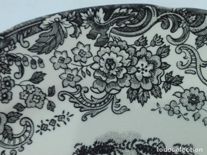 Antig&uuml;edades: PLATO IRONSTONE TABLEWARE UNDERGLAZE - 28,50cm DI&Aacute;METRO - Foto 3