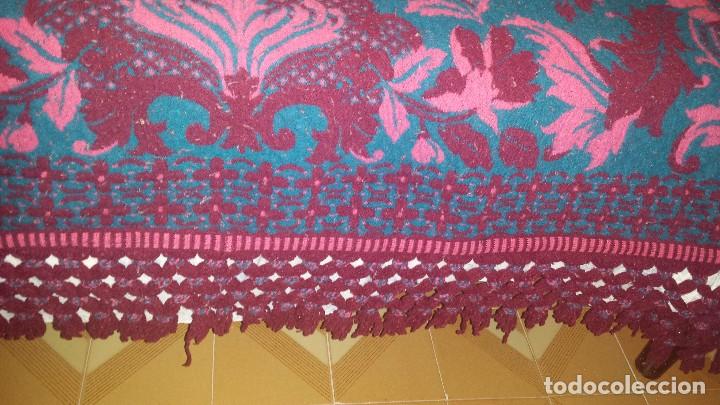 Antig&uuml;edades: antigua colcha del tinte, reversible - Foto 4