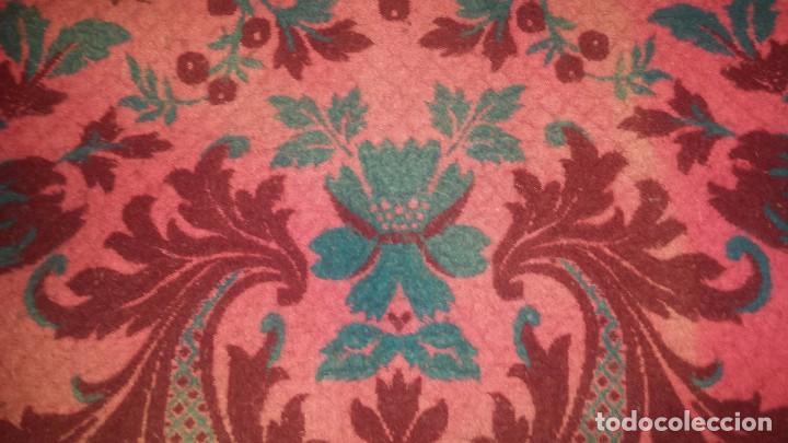 Antig&uuml;edades: antigua colcha del tinte, reversible - Foto 12