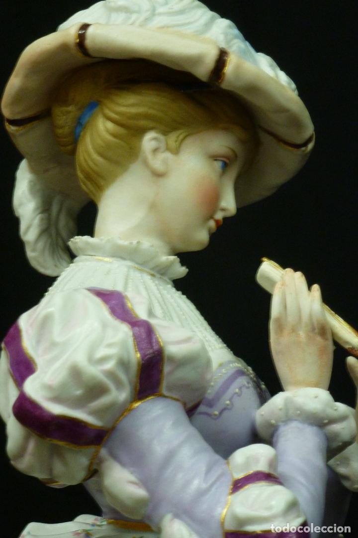 Antig&uuml;edades: GRAN PAREJA DE PORCELANA DE BISCUIT - Foto 7