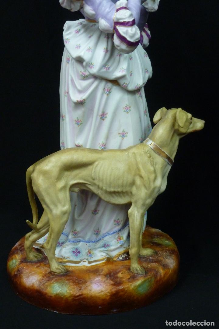 Antig&uuml;edades: GRAN PAREJA DE PORCELANA DE BISCUIT - Foto 8
