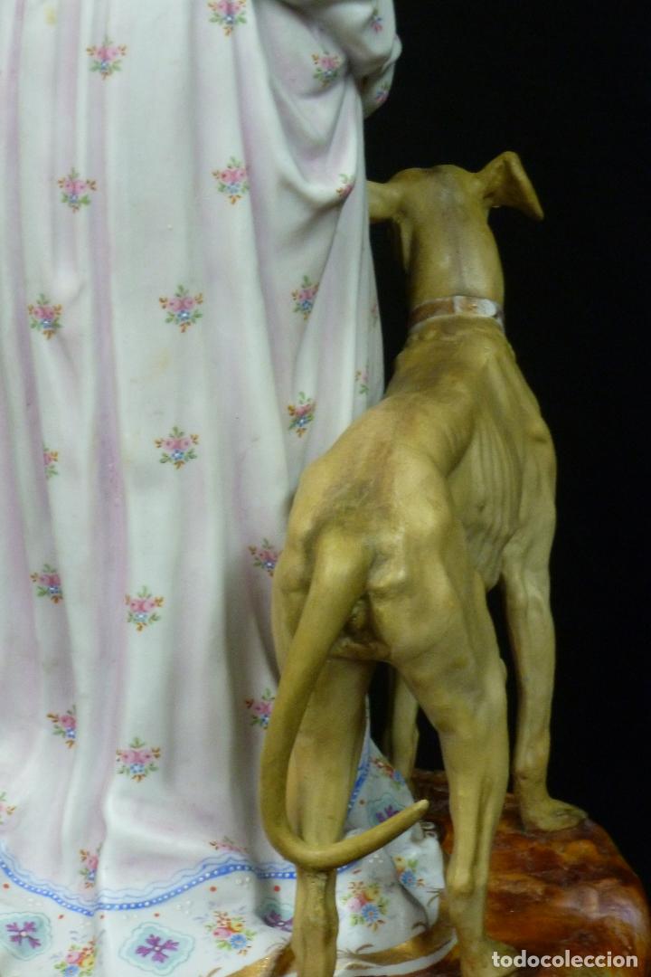 Antig&uuml;edades: GRAN PAREJA DE PORCELANA DE BISCUIT - Foto 9