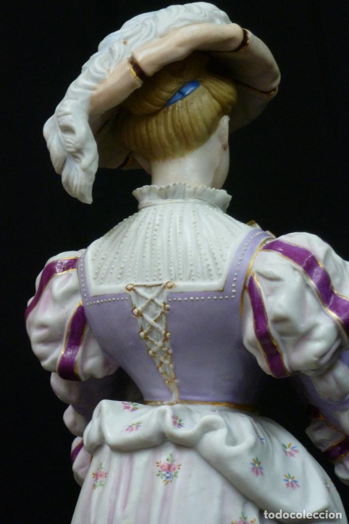 Antig&uuml;edades: GRAN PAREJA DE PORCELANA DE BISCUIT - Foto 10