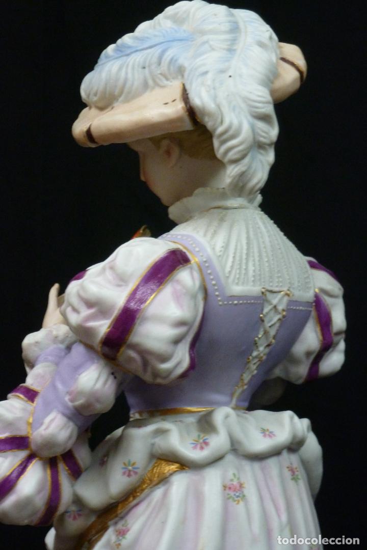 Antig&uuml;edades: GRAN PAREJA DE PORCELANA DE BISCUIT - Foto 11