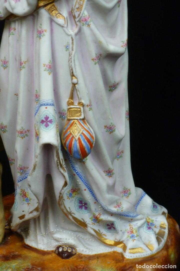 Antig&uuml;edades: GRAN PAREJA DE PORCELANA DE BISCUIT - Foto 12