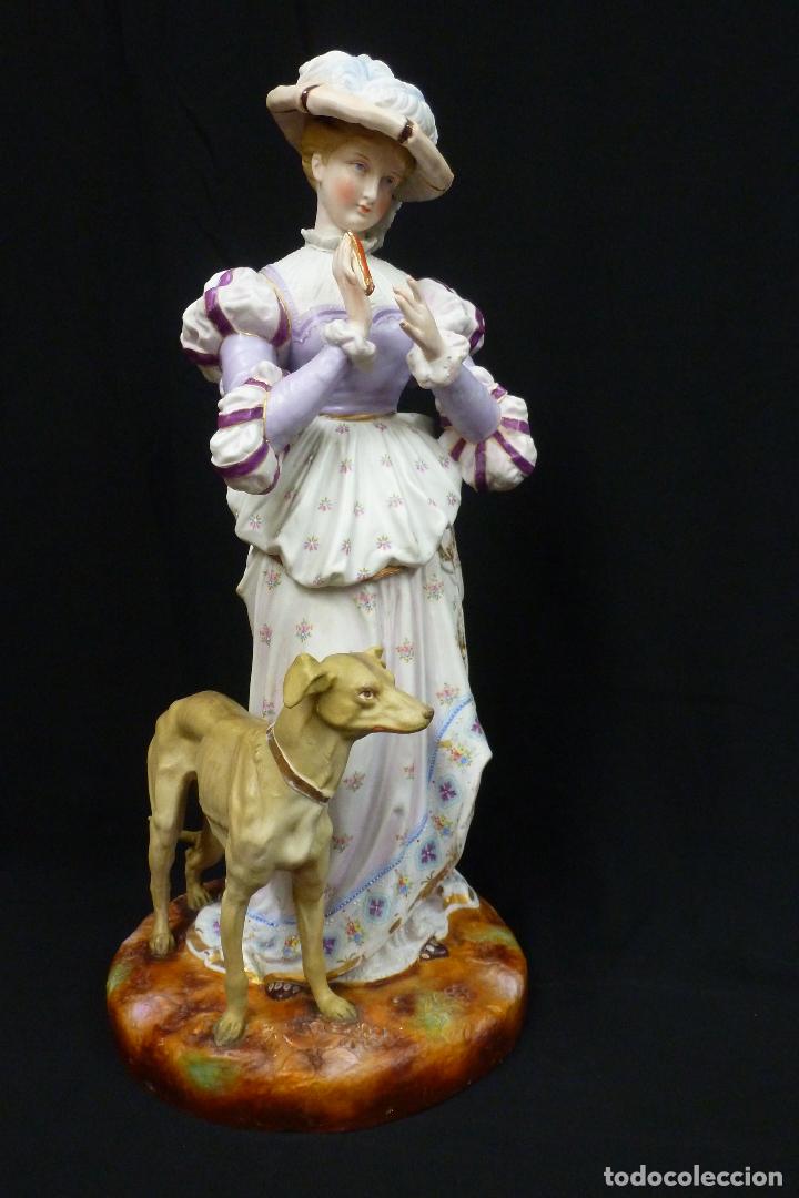 Antig&uuml;edades: GRAN PAREJA DE PORCELANA DE BISCUIT - Foto 14
