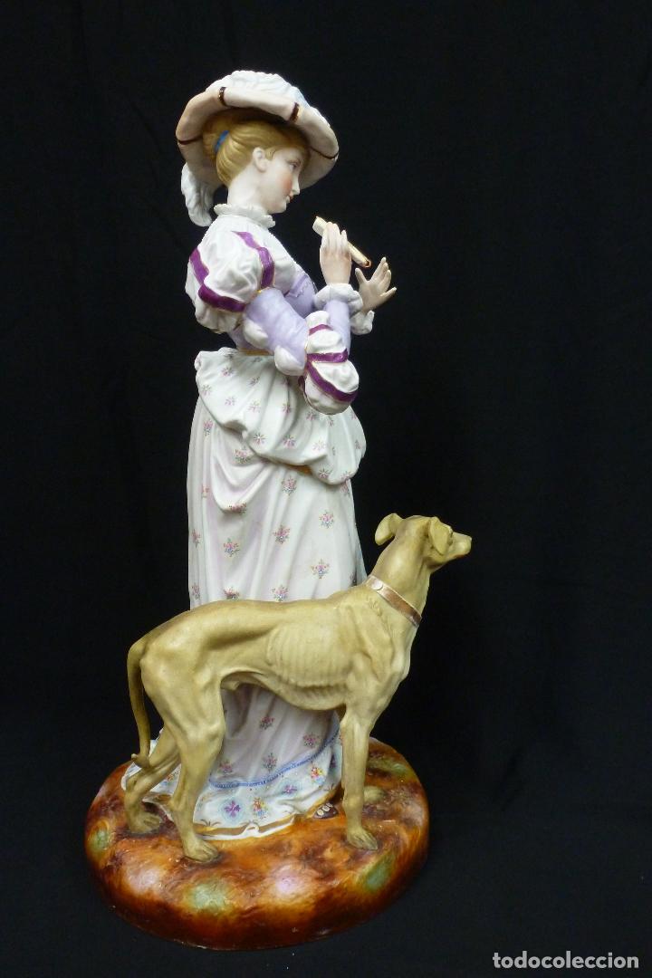 Antig&uuml;edades: GRAN PAREJA DE PORCELANA DE BISCUIT - Foto 15