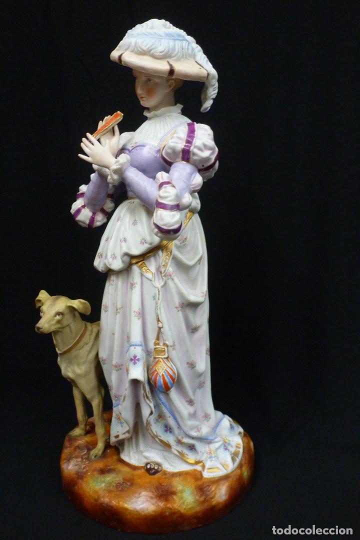 Antig&uuml;edades: GRAN PAREJA DE PORCELANA DE BISCUIT - Foto 18