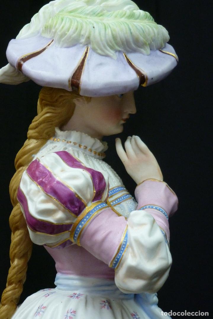Antig&uuml;edades: GRAN PAREJA DE PORCELANA DE BISCUIT - Foto 25
