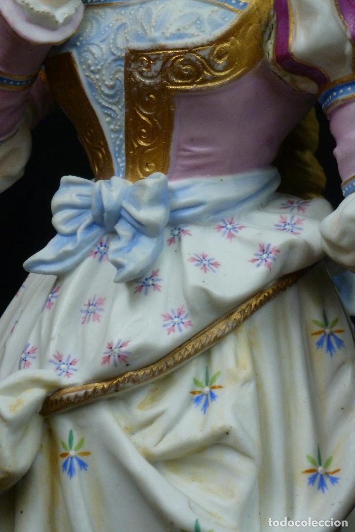 Antig&uuml;edades: GRAN PAREJA DE PORCELANA DE BISCUIT - Foto 28