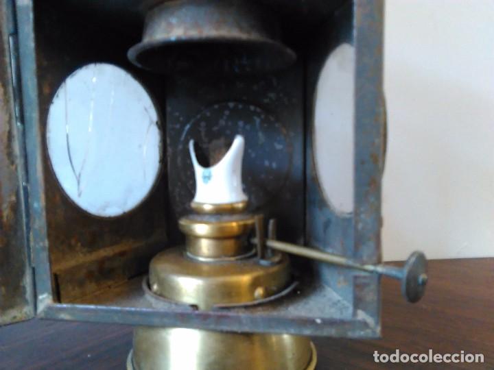 Antig&uuml;edades: antiguo farol coche antiguo - Foto 7
