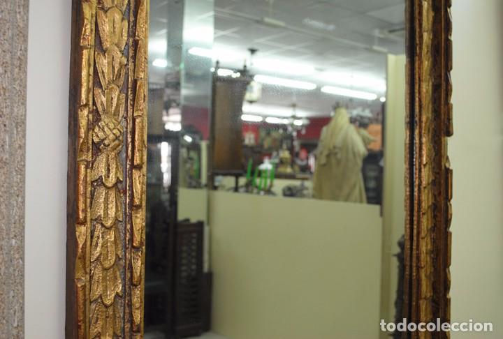 Antig&uuml;edades: ESPEJO ANTIGUO DORADO DE MADERA - Foto 6