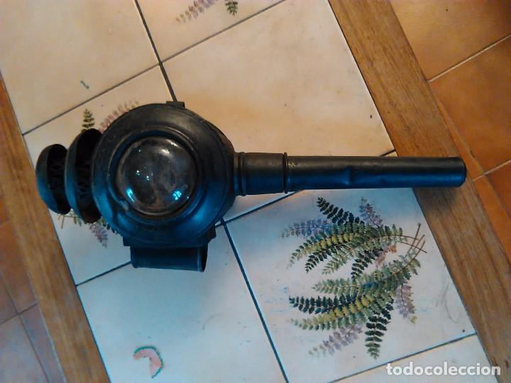 Antig&uuml;edades: farol de carruaje - Foto 1