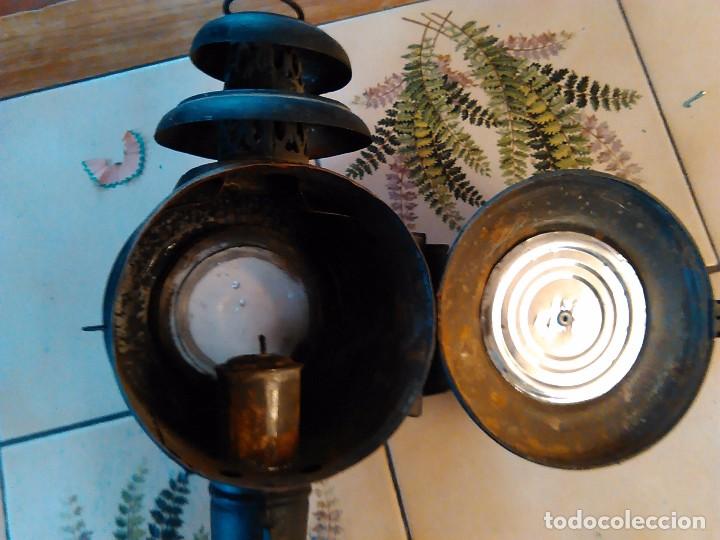 Antig&uuml;edades: farol de carruaje - Foto 3