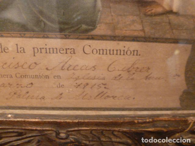 Antig&uuml;edades: marco con recuerdo primera comunion - Foto 5